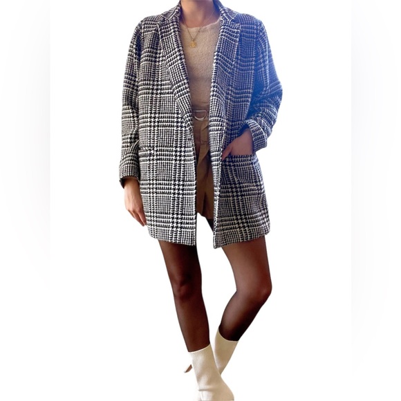 Talbots Houndstooth Blazer Jacket - Picture 12 of 12